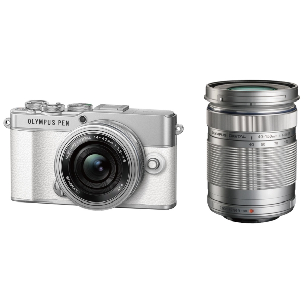 Mirrorless Camera Olympus OLYMPUS PEN E-P7 EZ double zoom kit white Mirrorless Camera