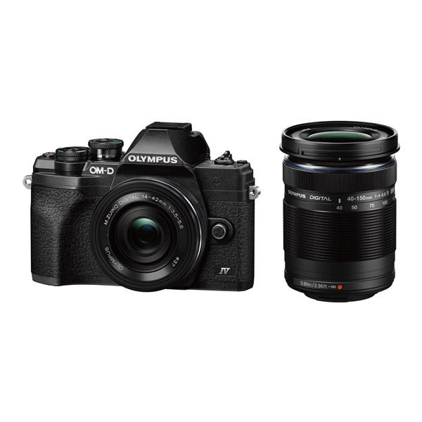 DSLR Camera Olympus OM-D E-M10 Mark IV EZ double zoom kit black DSLR Camera