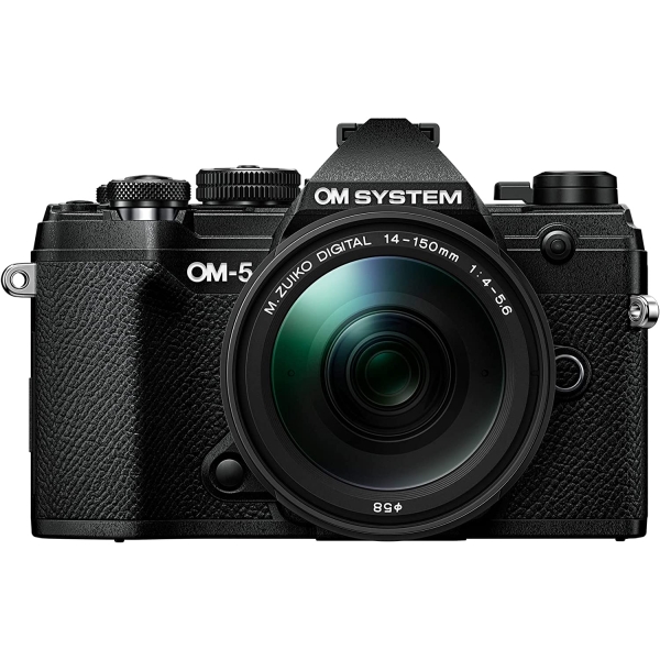 Mirrorless Camera OM digital Solutions OM SYSTEM OM-5 14-150mm II lens kit black Mirrorless Camera