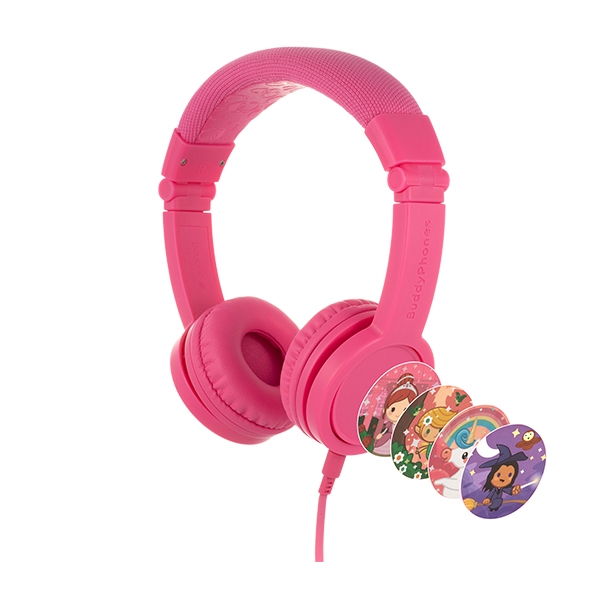 onanoff BuddyPhones Explore+ pink Earphone Headphone