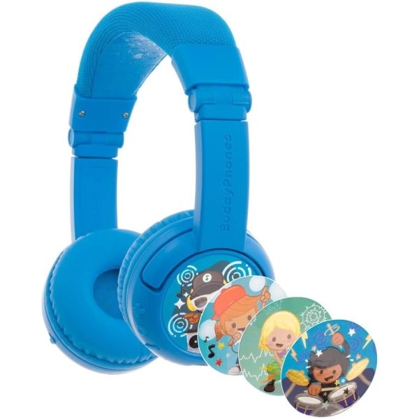 onanoff BuddyPhones Play+ cool blue Earphone Headphone