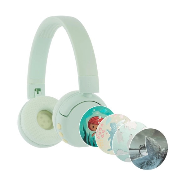 onanoff BuddyPhones POP Fun ocean green Earphone Headphone