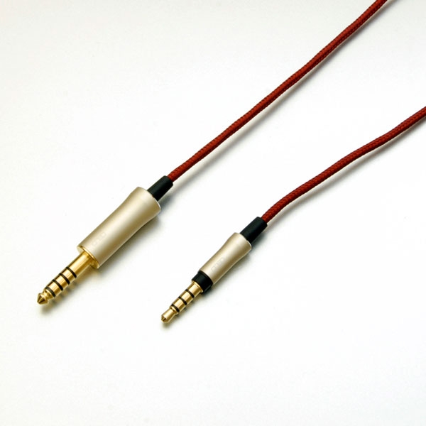 Earphone Cables onso hpcs_03_bl43s 4.4mm balance (5 poles) ⇔ mini-plug (4 poles) 1.2m Earphone Cable