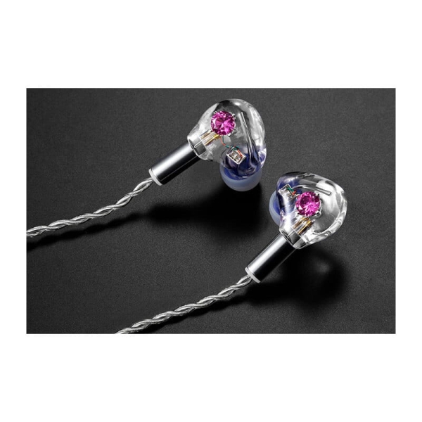 ORB CF-IEM avec CRESCENT VERT Pink Sapphire Earphone Headphone