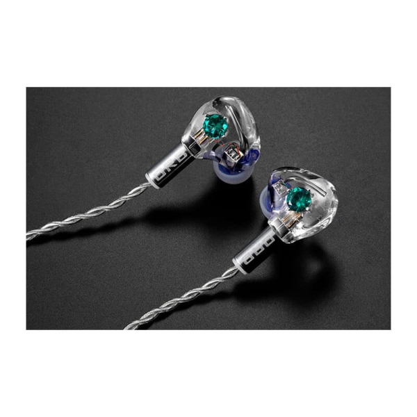 ORB CF-IEM avec CRESCENT VERT with Celestial force C4 Emerald Earphone Headphone