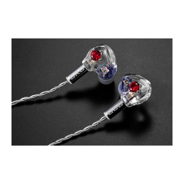 ORB CF-IEM avec CRESCENT VERT with Celestial force C4 Ruby Earphone Headphone