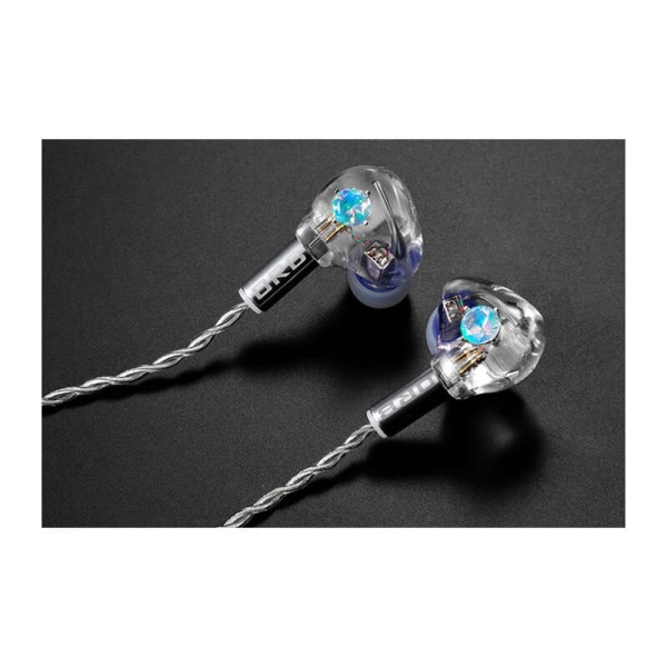 ORB CF-IEM avec CRESCENT VERT with Celestial force C4 Water Opal Earphone Headphone