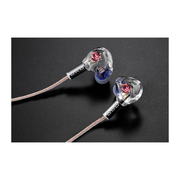 ORB CF-IEM avec CRESCENT VERT with Clear force Ultimate CL Sakura Sapphire Earphone Headphone