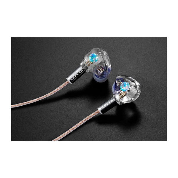 ORB CF-IEM avec CRESCENT VERT with Clear force Ultimate CL Water Opal Earphone Headphone