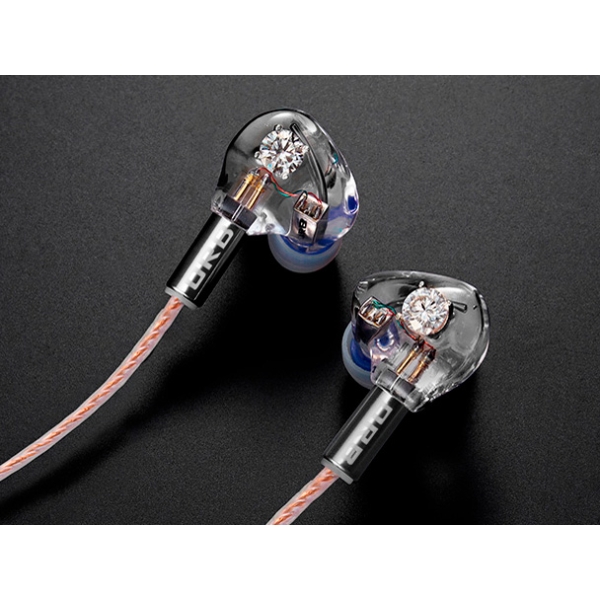 ORB CF-IEM avec Moissanite with Clear force Ultimate CL Earphone Headphone