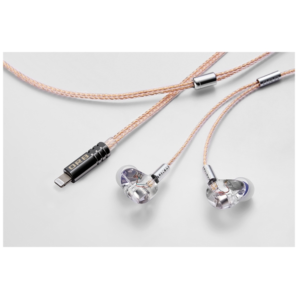 ORB CF-IEM with Clear force Ultimate CL Lightning Earphone Headphone