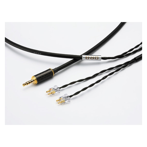 Earphone Cables ORB Dedicated Terminal 1.2m Clear force FitEar 3.5φ4pole mini-plug (4 poles) ⇔ Earphone Cable