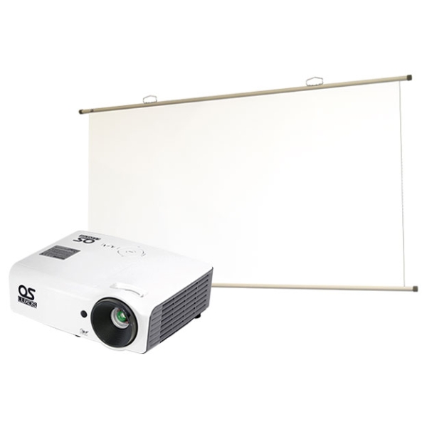 OS LUXOS LP-300SV1S1 white & gray Portable Projector Japanese version