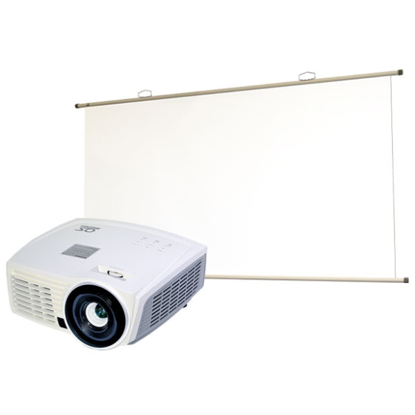 OS LUXOS LP-200FH1S1 Matte White Portable Projector Japanese version