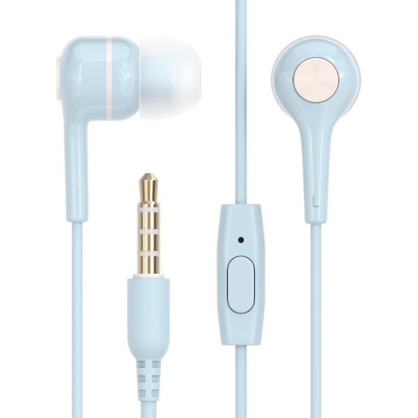 Owltech OWL-EPMC04-BL powder blue Earphone Headphone