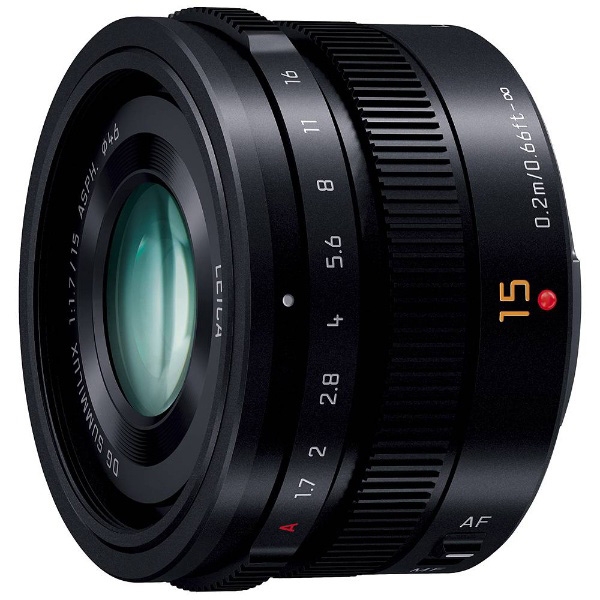 Lens Panasonic LEICA DG SUMMILUX 15mm/F1.7 ASPH. H-X015-K Black Camera Lense