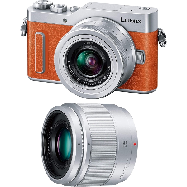 DSLR Camera Panasonic LUMIX DC-GF90W-D Double Lens Kit Orange DSLR Camera