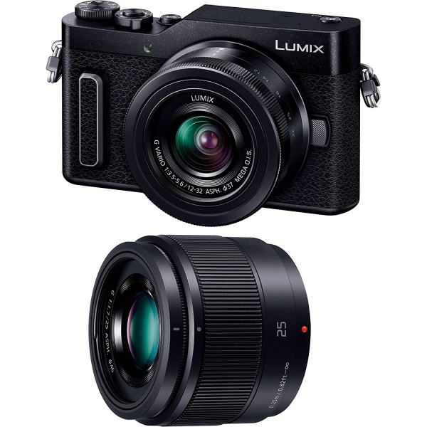 DSLR Camera Panasonic LUMIX DC-GF90W-K Double Lens Kit Black DSLR Camera