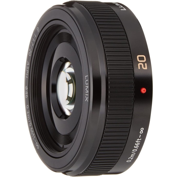 Lens Panasonic LUMIX G 20mm/F1.7 II ASPH. H-H020A-K Black Camera Lense