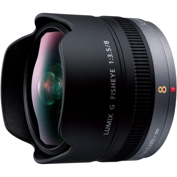 Camera Lens Panasonic LUMIX G FISHEYE 8mm/F3.5 H-F008 Lense