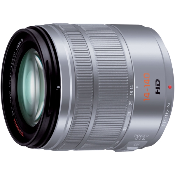 Panasonic LUMIX G VARIO 14-140mm/F3 .5-5.6 ASPH./POWER O.I.S. H-FS14140-S silver Camera Lens