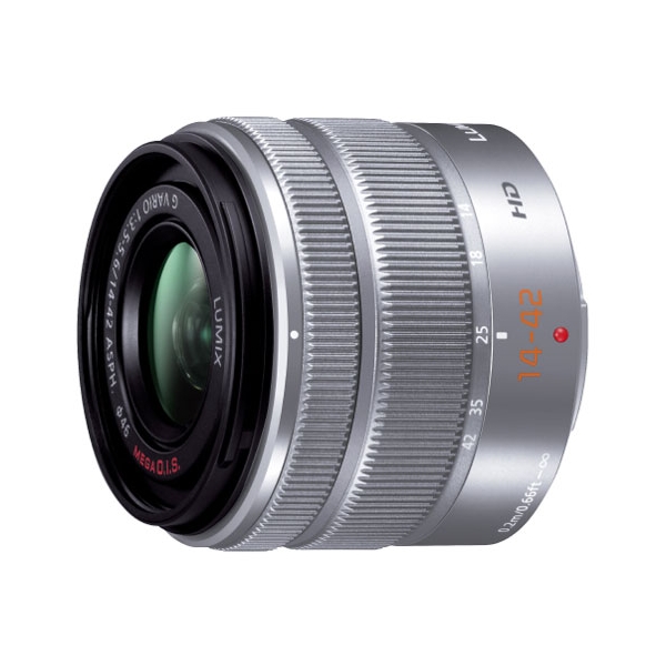 Panasonic LUMIX G VARIO 14-42mm/F3.5-5.6 II ASPH./MEGA OIS H-FS1442A-S Silver Camera Lens