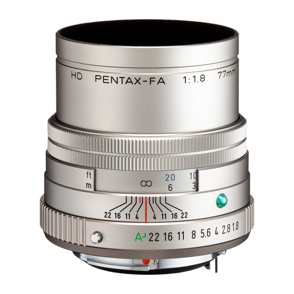 Camera Lens Pentax HD PENTAX-FA 77mmF1.8 Limited Silver Lense