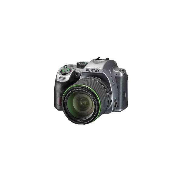 DSLR Camera Pentax PENTAX K-70 18-135WR Kits Silky Silver DSLR Camera