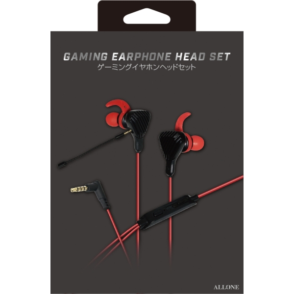 Arone Gaming Earphone Headset ALG-GEHSRD [Red]