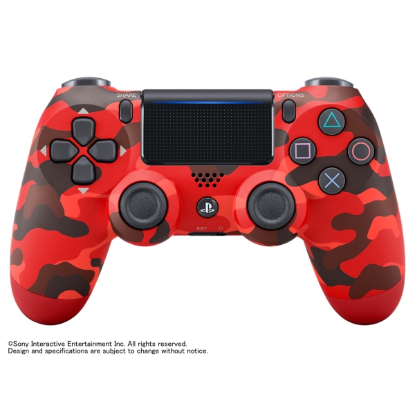 SIE Wireless Controller (DualShock 4) CUH-ZCT2J30 [Red Camouflage]