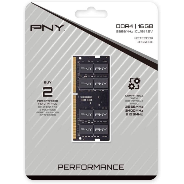 Memory PNY MN16GSD42666-TB S.O.DIMM DDR4 PC4-21300 16GB