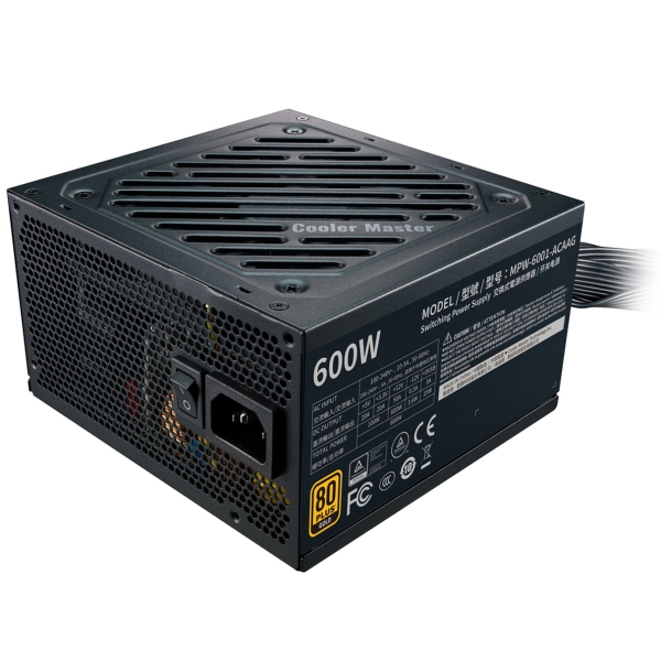 Power Supply COOLER MASTER G600 Gold MPW-6001-ACAAG-JP