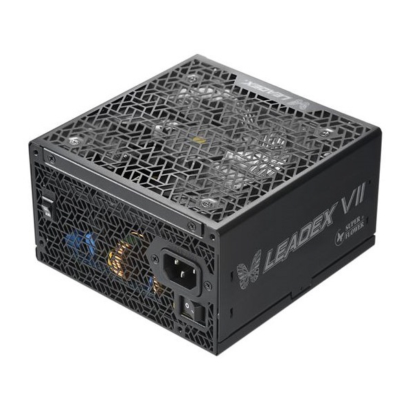 Power Supply SUPER FLOWER LEADEX VII PLATINUM PRO 1000W SF-1000F14XP BK black Computers Computer Components