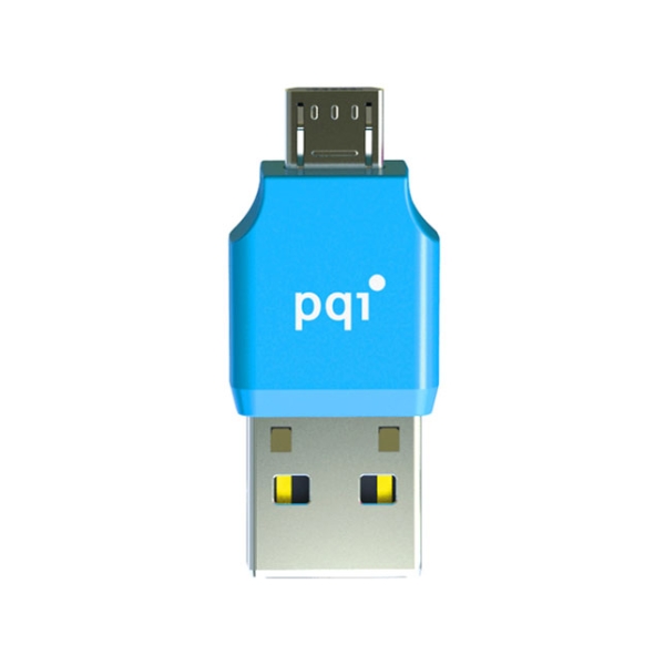 Card Reader PQI Connect 203 RF01-0011R0 USB/microUSB 3in1 Blue