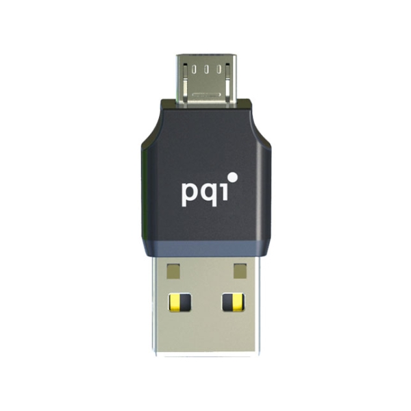 Card Reader PQI Connect 203 RF01-0016R0 USB/microUSB 3in1 Black