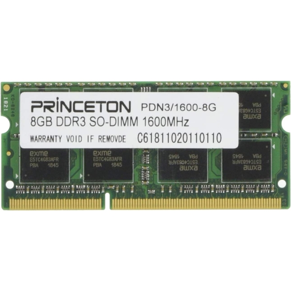 Memory Princeton PAN3/1600-8G S.O.DIMM DDR3 PC3-12800 8GB Mac