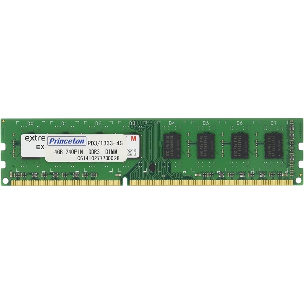 Memory Princeton PDD3/1333-4GX2 DDR3 PC3-10600 4GB 2-Disc