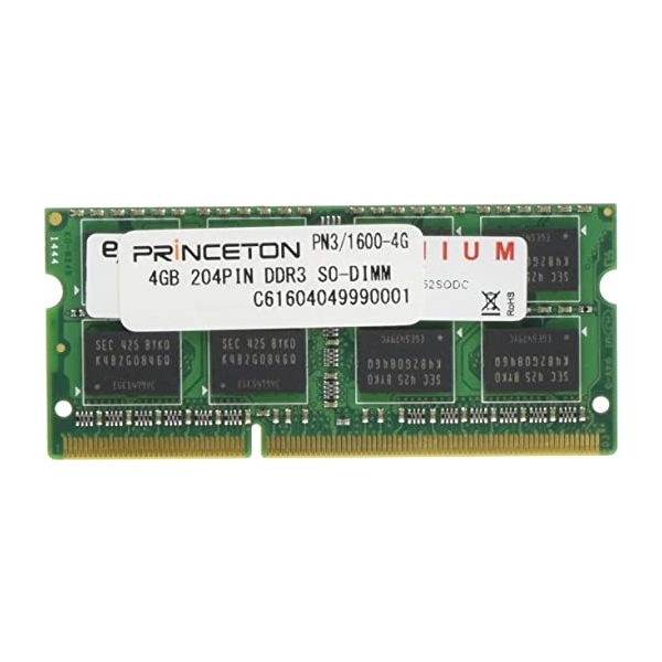 Memory Princeton PDN3/1600-4G S.O.DIMM DDR3 PC3-12800 4GB