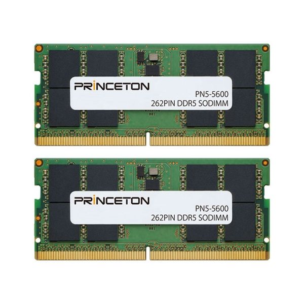 Princeton PN5-5600-16GX2 SODIMM DDR5 PC5-44800 16GB x2 Memory