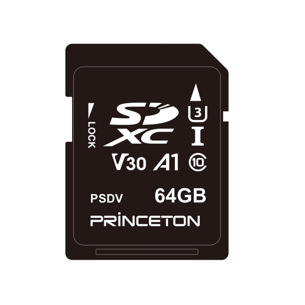 Princeton PSDV-64G 64GB black SD Card