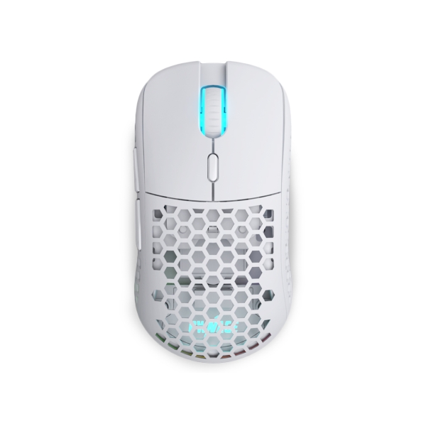 Mouse Pwnage Ultra Custom Wireless Symm White Mouse