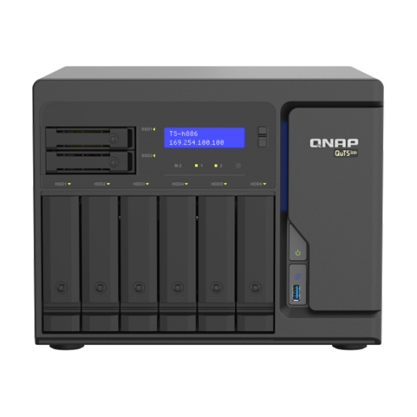 Network Attached Storage QNAP TS-h886-D1622-16G Network Attached Storages (NAS