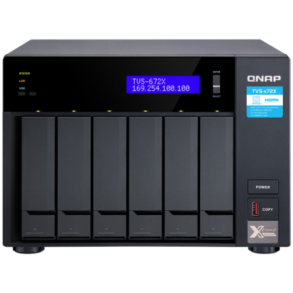 Network Attached Storage NAS QNAP TVS-672X-i3-8G