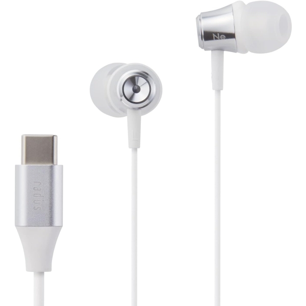 radius HP-NEL11CS silver Earphone Headphone