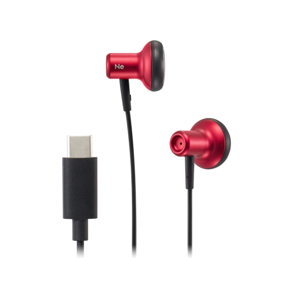 radius HP-NEL22CR Red Earphone Headphone