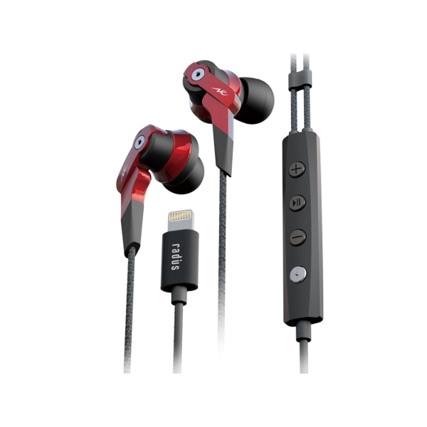 radius Ne HP-NHL21R red Earphone Headphone