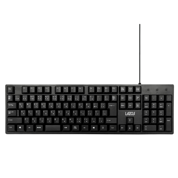 Keyboard Reader Media Techno Lazos L-KB Black