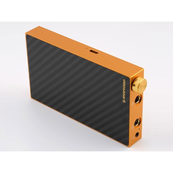 Rhapsodio Carbon Force Orange Gold Headset Amp DAC