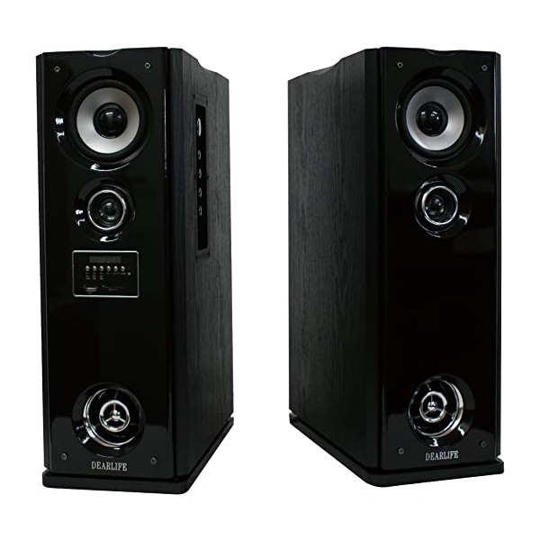 PC Speaker Rhino Products Rhino Products DEAR LIFE TMB-120W Wood Grain Black PC Speaker