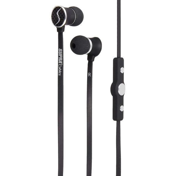 SAEC SUPRA SOUND BY SWEDEN NiTRO (B) black Earphone Headphone